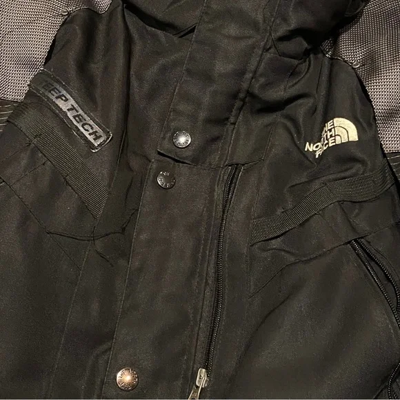 The North Face Steep Tech Black Ski Jacket Size S Vintage Ski Men’s 600 - Picture 10 of 12